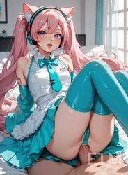 ai_generated artist_request hatsune_miku hatsune_miku_(cosplay) himari_neko himari_neko_(cosplay) oc tagme vocaloid