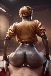 1girls ai_generated android animated ass atomic_heart female no_sound pov reverse_cowgirl_position robot sex tagme the_twins_(atomic_heart) video