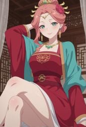 ai_generated demens_kippy gyokuyou_(kusuriya_no_hitorigoto) kusuriya_no_hitorigoto mature milf pink_hair sfw tagme