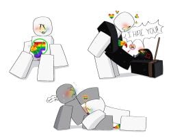 3boys blocky_body blowjob blush gay gay_sex homophobia male nejajiku_nsfw pride_flag rainbow_dick rainbow_flag roblox robloxian rope sweat tagme tentacle_dick tied_up yaoi