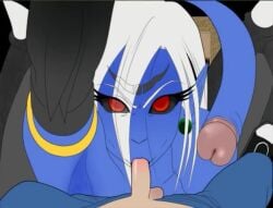 2d 2d_animation animated big_ass big_butt big_penis black_feet black_hands blue_body breasts gray_hair hentai hentai_game longer_than_2_minutes longer_than_one_minute nude nude_female nude_female_clothed_male red_eyes rpg_maker rpg_maker_vx succubus sucking sucking_penis tagme tail tail_sex video wings