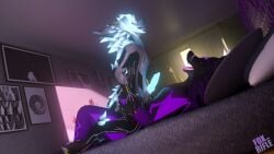 16:9 3d 4k absurd_res anal anal_sex anthro anus ass balls big_balls big_penis blender_(artwork) blue_eyes blue_hair bodily_fluids butt_grab cum cum_in_ass cum_inside cumshot cybernetics deep_penetration digital_media_(artwork) dragon duo ejaculation fluffy fluffy_chest foxand fur furred_dragon furred_scalie genital_fluids genitals green_eyes hair hand_holding hand_on_butt hi_res humanoid inside machine male male/male multicolored_body multicolored_fur muscular mythological_creature mythological_scalie mythology nardoragon penetration penis purple_body scalie size_difference touching_leg vrchat white_body white_fur widescreen