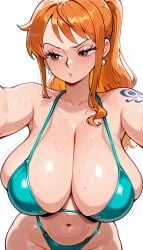 nami (one piece) from one piece by myaicrush