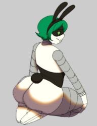 abrahamslapper amda big_ass bunny_ears bunnysuit drone_029 green_eyes green_hair murder_drones