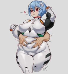ayanami rei from neon genesis evangelion by hayabusart