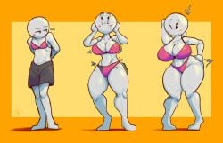 ... 2024 absurd_res anon ass ass_expansion bald_female bald_man big_ass big_breasts bikini blush blush breast_expansion breasts dreamerknights eyelashes female gender_transformation hand_on_hip mtf_transformation muscle_growth pink_bikini posing posing_for_the_viewer rule_63 rule_63 signature simple_background surprised_expression thick_thighs transformation transformation_sequence white_skin wide_hips winking winking_at_viewer