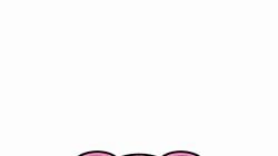 accessory animate_inanimate animated anthro bear big_breasts bow_accessory bowtie breast_smother breast_squish breasts eyelashes female female_focus female_only gremlingrounded living_plushie lovedoll_toy_factory mammal nude open_mouth pink_body plushie round_ears simple_background smile smothering solo tagme teddi_(gremlingrounded) white_background