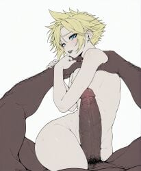 2boys ai_assisted asphyxiation bangs blonde_hair blue_eyes blush cloud_strife completely_nude dark-skinned_male dark_penis dark_skin earrings erection femboy feminine_male final_fantasy final_fantasy_vii hair_between_eyes huge_cock interracial jewelry large_penis looking_at_viewer male male_focus male_pubic_hair multiple_boys nipples nude open_mouth otoko_no_ko parted_lips penis pov pubic_hair short_hair simple_background solo_focus sondu spiked_hair square_enix strangling sweat teeth trap twink uncensored veins veiny_penis white_background yaoi