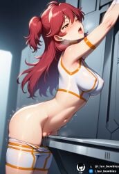 1girl 1girls ai_generated blush clothed_masturbation corner_masturbation crotch_rub desk dripping_pussy female female_focus female_human female_masturbation female_only gundam_00 i_luv_bewbies lonely masturbation moaning moaning_in_pleasure nena_trinity pussy_juice pussy_juice_drip red_hair sagging_breasts saggy_breasts stud_earrings table table_humping table_sex twintails yellow_eyes