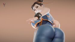 (meme) 3d 3d_(artwork) big_ass big_breasts big_butt blender breasts brown_dust_(series) brown_dust_2 chun-li chun-li_(fortnite) leggings stretch tagme video wilhelmina wilhelmina_(brown_dust) yatta
