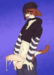 2024 5_fingers anthro balls beanie bedroom_eyes big_balls big_penis blue_body blue_fur bodily_fluids bottomwear bottomwear_down brown_body brown_eyes brown_fur brown_nose calico_cat choker clothed clothing countershade_torso countershading cum cum_drip cum_string daytegh domestic_cat dripping epic_games eyebrows eyelashes felid feline felis fingers foreskin fortnite fur futanari genital_fluids genitals glans gynomorph half-closed_eyex hat head_tuft headgear headwear hi_res hoodie intersex jewelry looking_at_viewer mammal meow_skulls midriff narrowed_eyes navel necklace pants pants_down partially_clothed partially_retracted_foreskin pattern_clothing pattern_shirt pattern_topwear penis portrait presenting presenting_crotch presenting_penis retracted_foreskin seductive shirt solo standing striped_clothing striped_shirt striped_topwear stripes tail thick_eyebrows three-quarter_portrait three-quarter_view tongue tongue_out topwear torn_sleeves trans_(lore) trans_woman_(lore) tricolor_fur tuft uncircumcised vein white_body white_fur