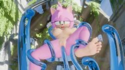 2025 3d_(artwork) accessory amy_rose anthro barefoot chaos_(sonic) clothing digital_media_(artwork) duo elemental_creature eulipotyphlan feet female female_penetrated gloves green_eyes hair hair_accessory hairband handwear hedgehog hi_res male male/female male_penetrating male_penetrating_female mammal multicolored_body open_mouth penetration pink_body pink_hair sega sex soles sonic_(series) sonic_adventure sonic_the_hedgehog_(series) tan_body tentacle tentacle_in_pussy tentacle_penetration tentacle_sex twintails3d two_tone_body vaginal_penetration water water_creature