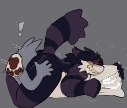 anal anthro ass belly big_butt blush domestic_cat duo face_in_ass felid feline felis fur hi_res leg_wrap looking_pleasured male male/male mammal newtmoss nude oral overweight purple_body purple_fur rimming sega sex size_difference smalls_the_cat sonic_(series) sonic_the_hedgehog_(series)
