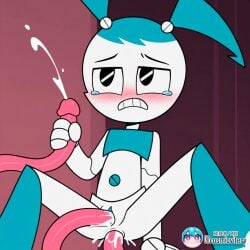 1girls ai-created ai-generated ai_art ai_generated anal anal_sex cosmicvitery girl jenny_wakeman my_life_as_a_teenage_robot nickelodeon penis_tentacles robot robot_girl tentacle_sex