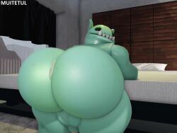 1boy 3d animated anus ass ass ass_clapping ass_focus balls bed big_ass big_butt bubble_ass bubble_butt friendly_monster_(roblox) gay huge_ass huge_butt large_ass male male_only monster muitetul naked no_sound nude presenting presenting_hindquarters puffy_anus roblox robloxian tagme twerking video