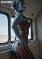 aayla_secura ai_assisted ai_generated ass ass_focus redhenxx shaking_ass shaking_butt sheer_clothing star_wars tagme twi'lek video