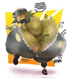 2d 2d_(artwork) 2d_artwork airing_out anus ass ass_bigger_than_head ass_cleavage ass_focus big_ass bodysuit bottom_heavy bottom_heavy_female butt_crack butt_focus butthole_focus cellulite fat_ass fat_butt female female_only flies_for_smell fly_(animal) fly_gal_(androjunitaro) fly_girl huge_ass huge_butt hyper_ass jumpsuit looking_back looking_back_at_viewer massive_ass musk musk_clouds musk_fetish musky musky_butt orange_eyes original original_character sharp_teeth smelly smelly_ass smiling smiling_at_viewer steaming thedeathcrow05 thick_thighs unzipped unzipped_bodysuit yellow_teeth zipper zipper_down