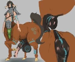 1futa anus breastwizard centaur equine_penis futanari futataur horsecock horsecock_futanari monster monster_girl penis