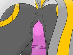 anus aperture cutie_mark dildo director_shade equine glados horn horse my_little_pony pony portal_(series) pussy sex_toy unicorn valve