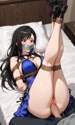 ai_generated bondage bound damsel_in_distress female femsub final_fantasy restrained tied tied_up tifa_lockhart