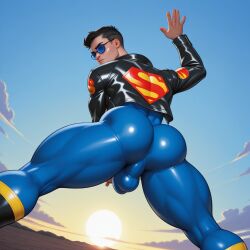 ai_generated conner_kent dc dc_comics dcamu dcu gay gay_sex kon-el male superboy superboy_(conner_kent) superboy_(dcamu) superboy_(young_justice) tagme twink young_justice