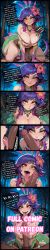1boy 1girls 2koma ai ai_art ai_assisted ai_generated approaching big_breasts big_penis blowjob blowjob_face blowjob_only blue_hair breasts brown_shorts cleavage cleavage_cutout cleavage_overflow color colored colored_skin comic comic_cover comic_page comic_panel comic_strip crop_top cross_section dark-skinned_male dark_skin fellatio fellatio_domination fellatio_face female female_focus flower_in_hair forest ghettolobsta hair_ornament hi_res high_quality high_resolution highres huge_breasts huge_cock interspecies jungle league_of_legends licking licking_penis lizard lizard_girl lizard_tail long_tongue looking_at_viewer male midriff monster_girl multicolored_hair neeko oral oral_insertion oral_sex outdoors passed_out patreon patreon_exclusive patreon_link patreon_only_post patreon_reward patreon_username penis pov purple_hair riot_games side_view slit_pupils tagme tongue tongue_around_penis tongue_kiss tongue_out tongue_out_blowjob tongue_wrap tonguejob tubetop watermark yellow_eyes