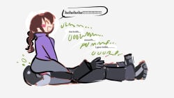 facesitting fart fart_fetish female lying_on_back lying_on_floor male