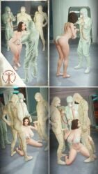 1girls 3d artificial_vagina bethesda_softworks bikini blowjob brainwashed brown_hair emotrashcan fallout female game_screenshot handjob institute interspecies kneeling large_breasts large_penis light-skinned_female light_skin male penis straight swimsuit synth_(fallout) vault_dweller white_bikini