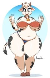 big_breasts breasts chubby cleavage female furry huge_breasts jhenightfox tagme thick_thighs wide_hips