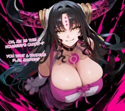 1girls ai_generated big_ass big_breasts breasts bust busty chest curvaceous curvy curvy_figure dialogue digital_media_(artwork) english_text fate/grand_order fate_(series) female henrik_n hips hourglass_figure housewife huge_ass huge_breasts large_ass large_breasts legs light-skinned_female light_skin long_hair looking_at_viewer master master_and_servant mature mature_female nasuverse offscreen_character offscreen_male servant sesshouin_kiara sesshouin_kiara_(swimsuit_mooncancer)_(fate) slim_waist text thick thick_hips thick_legs thick_thighs thighs type-moon voluptuous waist wide_hips wife yandere