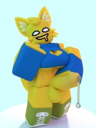 1futa 2025 3d belly_button blushing boob_window boobs drooling footwear futa_only futanari futanari_only grabbing_own_breast grabbing_own_penis leaking_cum leaking_precum noob noob_(roblox) piercing roblox robloxian shoes solo solo_focus solo_futa tagme topwear xefairy yellow_body