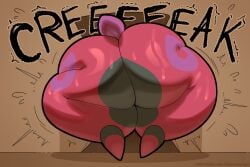 1boy arthropod ass ass_focus behind_view big_ass big_butt bubble_butt comic_page curvaceous curvy curvy_figure english_text feral game_freak huge_ass male male_only myriapod nintendo onomatopoeia pokemon savourysausages scolipede solo solo_male stuck stuck_in_door sweat sweaty sweaty_butt tail text thick_thighs unseen_male_face voluptuous voluptuous_male wide_hips