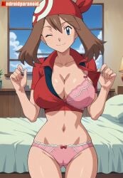 1girls ai_generated aindroidparanoid ass ass big_ass big_breasts big_butt breasts busty curvy cute fat_ass female female_only hair hi_res hips huge_ass huge_breasts human large_ass large_breasts legs lingerie may_(pokemon) narrow_waist panties pokemon pokemon_(species) pokemon_trainer slim_waist tagme thick_ass thick_thighs voluptuous waist wide_hips