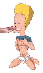 2014 balls beavis beavis_and_butt-head clothing human iyumiblue male male_only mtv multiple_males paramount_pictures penis solo_focus testicles underwear yaoi