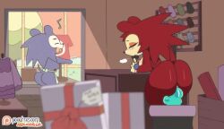 100licorice animal_crossing anthro anthro_penetrated big_ass big_breasts cowgirl_position dildo furry masturbation sable_able tagme vaginal_penetration video