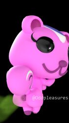 animal_crossing fart fart_cloud fart_fetish farting farts peanut_(animal_crossing) pink_body pink_fur squirrel squirrel_tail
