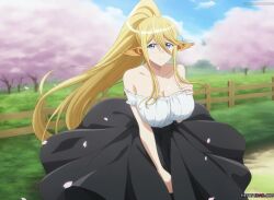 ai_generated centaur centauress centorea_shianus fully_clothed huge_breasts monster_musume_no_iru_nichijou tagme