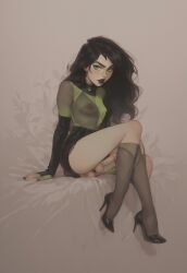 ai_generated blindparty futanari kim_possible shego