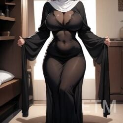 abaya ai_generated arab arabian arabian_clothes arabic hijab lingerie milf muslim muslim_female