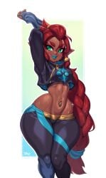 aged_up big_ass big_breasts big_butt big_thighs duplicate female female_focus female_only gym riju tagme tangobat tears_of_the_kingdom the_legend_of_zelda thick thick_ass thick_butt thick_hips thick_legs thick_thighs workout workout_clothes