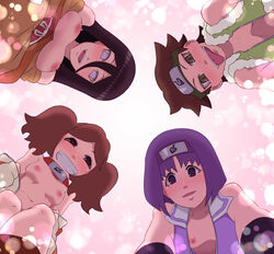 boruto:_naruto_next_generations clothing eeshin_(eishin5584) hyuuga_hanabi izuno_wasabi kakei_sumire naruto purple_hair small_breasts suzumeno_namida