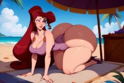 1female 1girls ai_generated big_ass big_breasts disney female_only hercules_(disney) hotcartoonai megara solo solo_female tagme