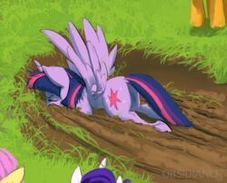 1girls alicorn anus applejack_(mlp) closed_eyes equine female female_only feral fluttershy_(mlp) friendship_is_magic grass horn horse lying mammal my_little_pony nude obsidianlit outdoors outside pussy rarity_(mlp) solo solo_focus twilight_sparkle_(mlp) wings