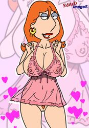 alternate_breast_size babydoll breasts editedimages family_guy female female_only human large_breasts lois_griffin see-through solo uncensored