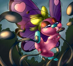 anthro arthropod blush bow butterfly butterfree female furnut furry half-closed_eyes heart insect insertion licking navel nintendo outside penetration pink_butterfree pokemon pussy pussy_juice saliva spread_legs tentacle tongue tongue_out vaginal_insertion vaginal_penetration video_games