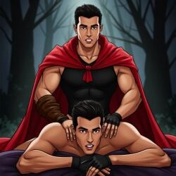 2boys ai_generated avengers billy_kaplan billy_maximoff gay marvel marvel_comics wiccan yaoi young_avengers