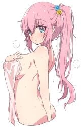 1girls artist_request big_breasts bocchi_the_rock! gotou_hitori tagme