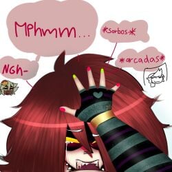 dick draco_(brawl_stars) femboy gay gay_sex homosexual homosexual_sex male oral oral_sex penis red red_hair sex