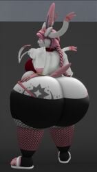 big_ass bubble_butt eeveelution huge_ass pokemon pokemon_(species) queenofthekabuto sylveon thick_thighs wide_hips