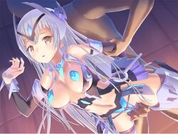 android cyborg female fingering homura_yuni lilith-soft luna_(taimanin_asagi) solo_focus tagme taimanin_(series) taimanin_asagi_battle_arena